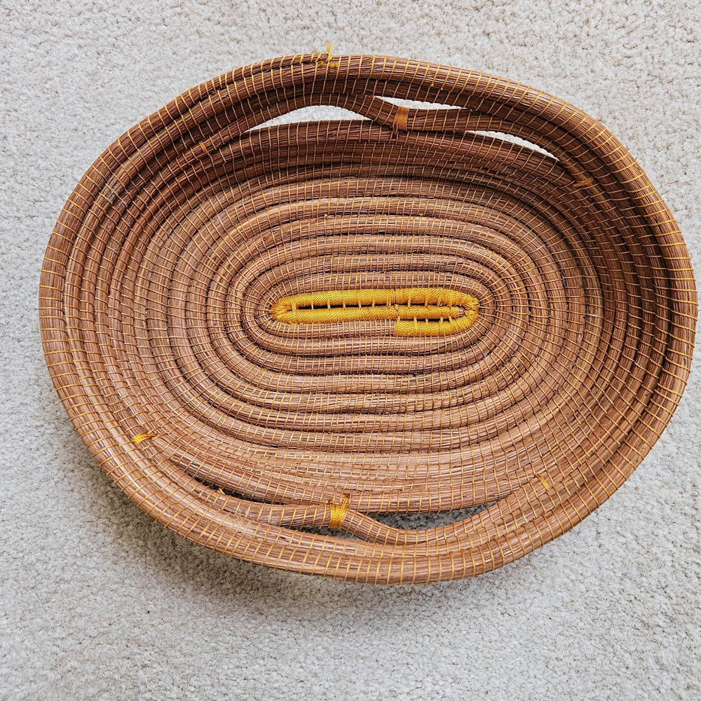 Handmade Pine Needle Basket